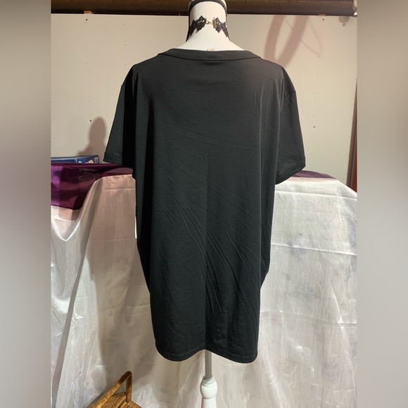 Lularoe Liv Dream On Rainbow Black Shirt - Picture 5 of 9